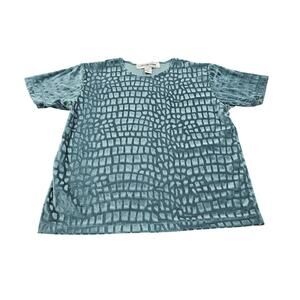 Crystal Kobe Croc Burnout Green velvet Burnout  Top L Fairy Grunge Whimsigoth